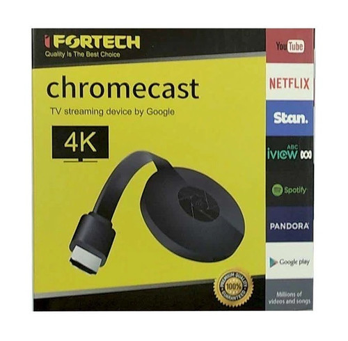 دانگل انتقال تصویر آیفورتک مدل IFortech ChromeCast 4K Ultra HD